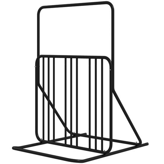 Râtelier pour vélos acier noir 102 x 92 x 130 cm - PANGIVO - Image 2