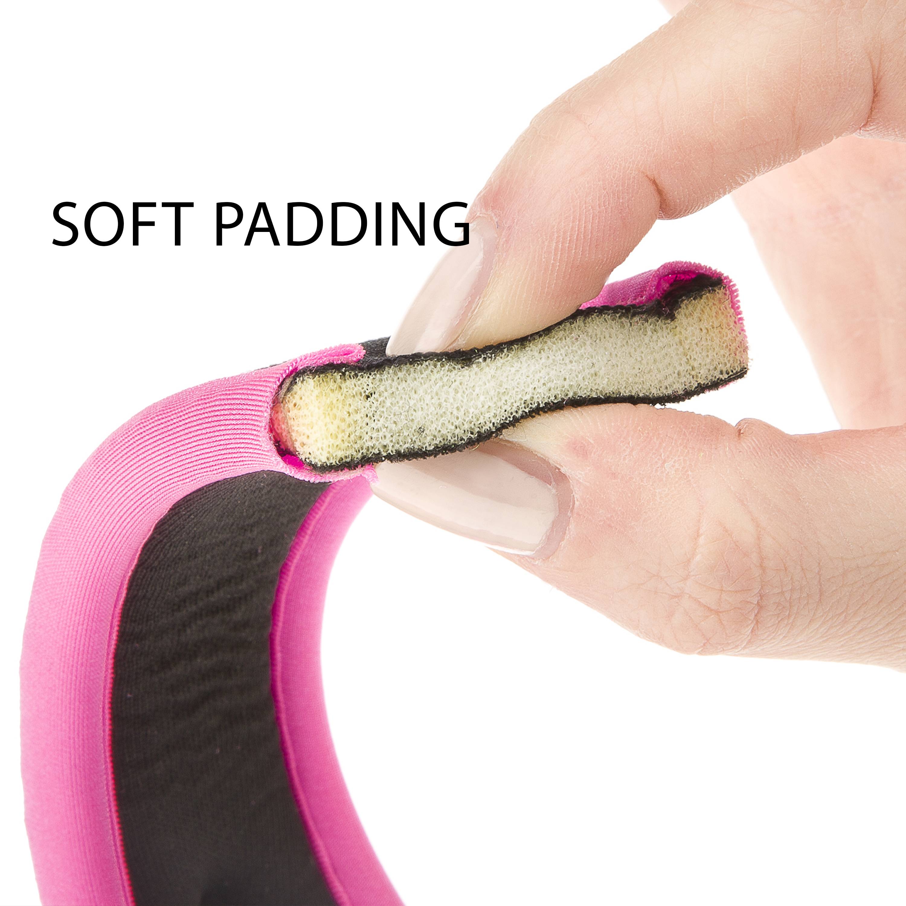 Ferplast - Ferplast laisse pour chien ERGOFLUO, laisse pour chien taille grande, poignée ergonomique rembourrée, nylon. Taille 120 cm, Rose - Imagen 6