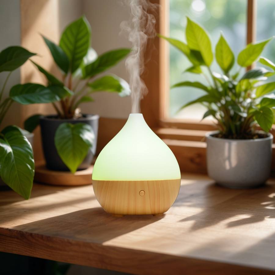 Zen'Arôme Diffuseur d'Huile Essentielle Leo - Diffuseur de Parfum - 2 Modes Diffusion - Éclairage Multicolore - Efficace & Compact - Image 6