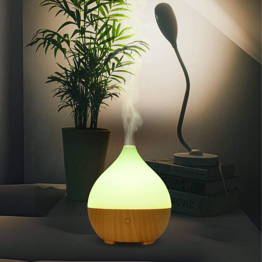 Zen'Arôme Diffuseur d'Huile Essentielle Leo - Diffuseur de Parfum - 2 Modes Diffusion - Éclairage Multicolore - Efficace & Compact - Image 2