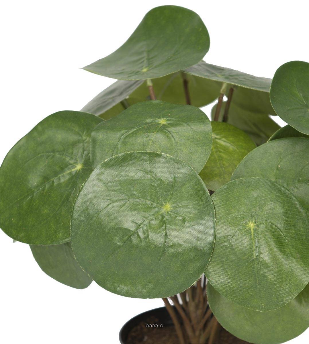 Artificielles - Plante Oreilles éléphant factice en pot H25cm D25cm feuilles tergal - Imagen 3