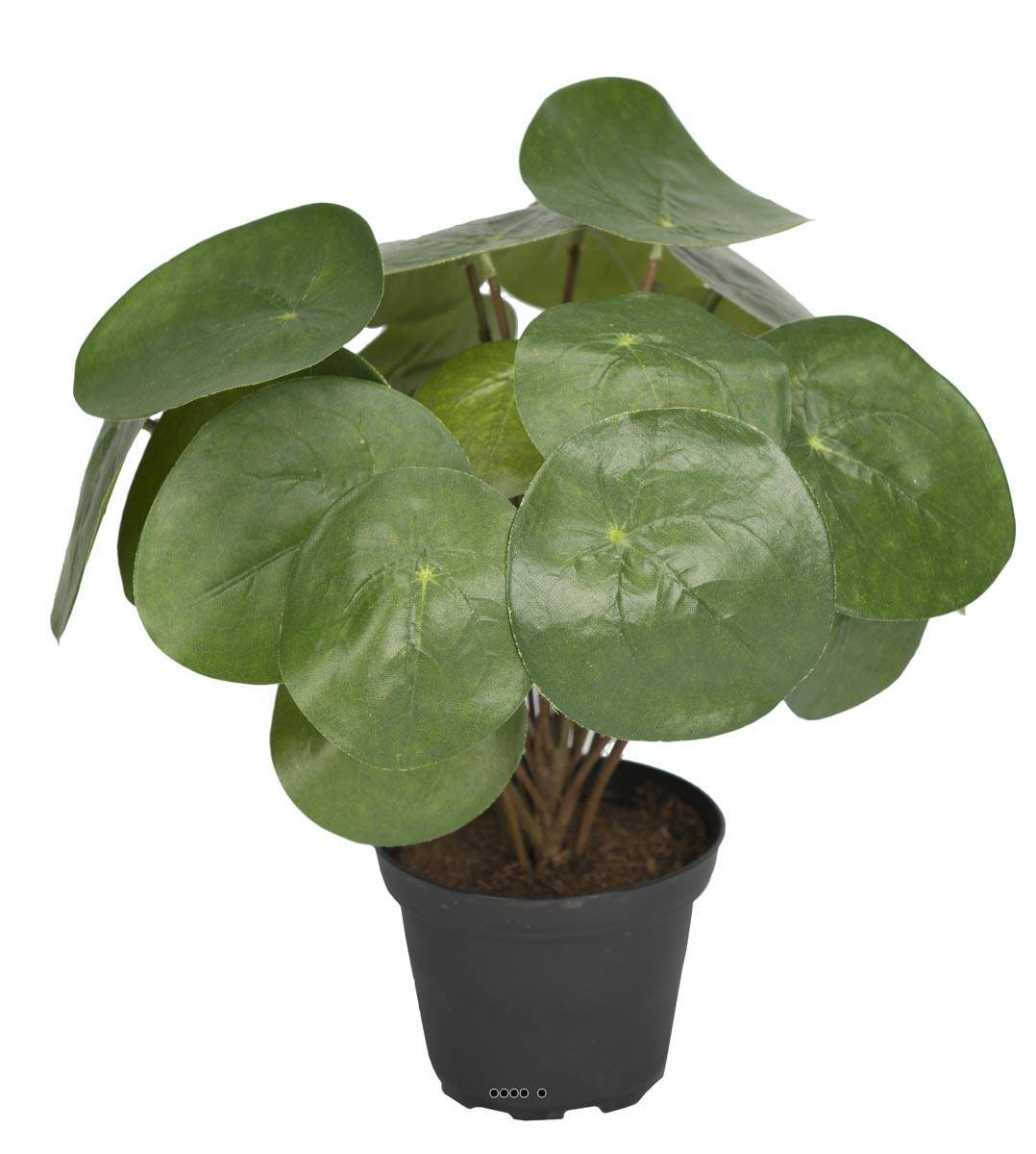 Artificielles - Plante Oreilles éléphant factice en pot H25cm D25cm feuilles tergal - Imagen 1