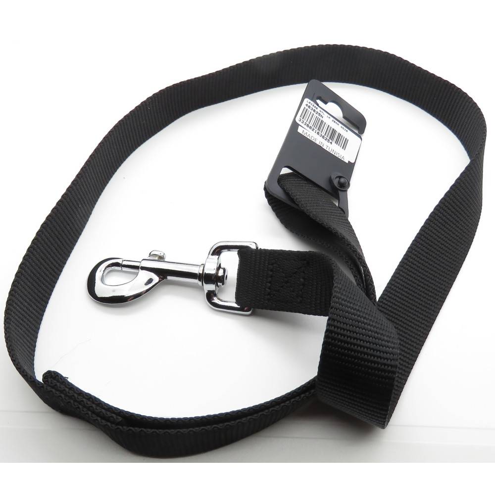 Zolux - Laisse nylon 1 m x 25 mm noir pour chien - Imagen 3