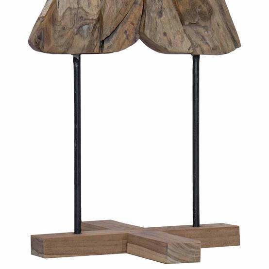 Arbre de Noël design en bois de teck massif pour décoration intérieure 120 cm – ComfortXL Outdoor Living - Image 8