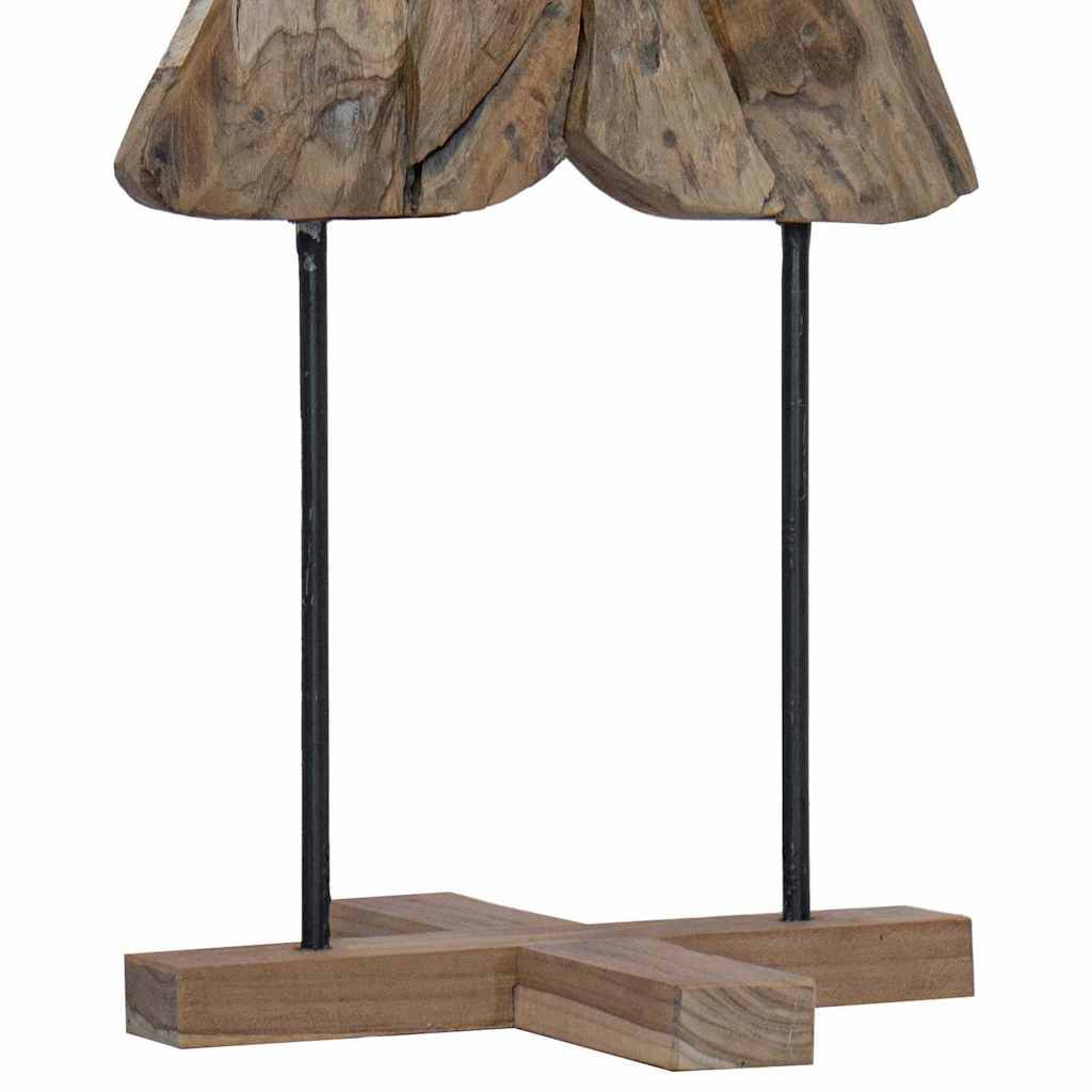 Arbre de Noël design en bois de teck massif pour décoration intérieure 120 cm – ComfortXL Outdoor Living - Image 8