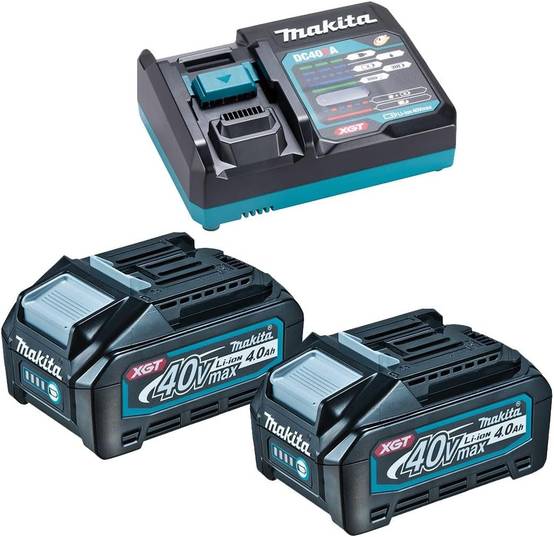 Perforateur-burineur SDS+ 40V Max XGT - MAKITA - avec 2 batteries 40V 4.0Ah - chargeur - Bluetooth - MakPac - DC40RA - HR005GM202 - Image 5