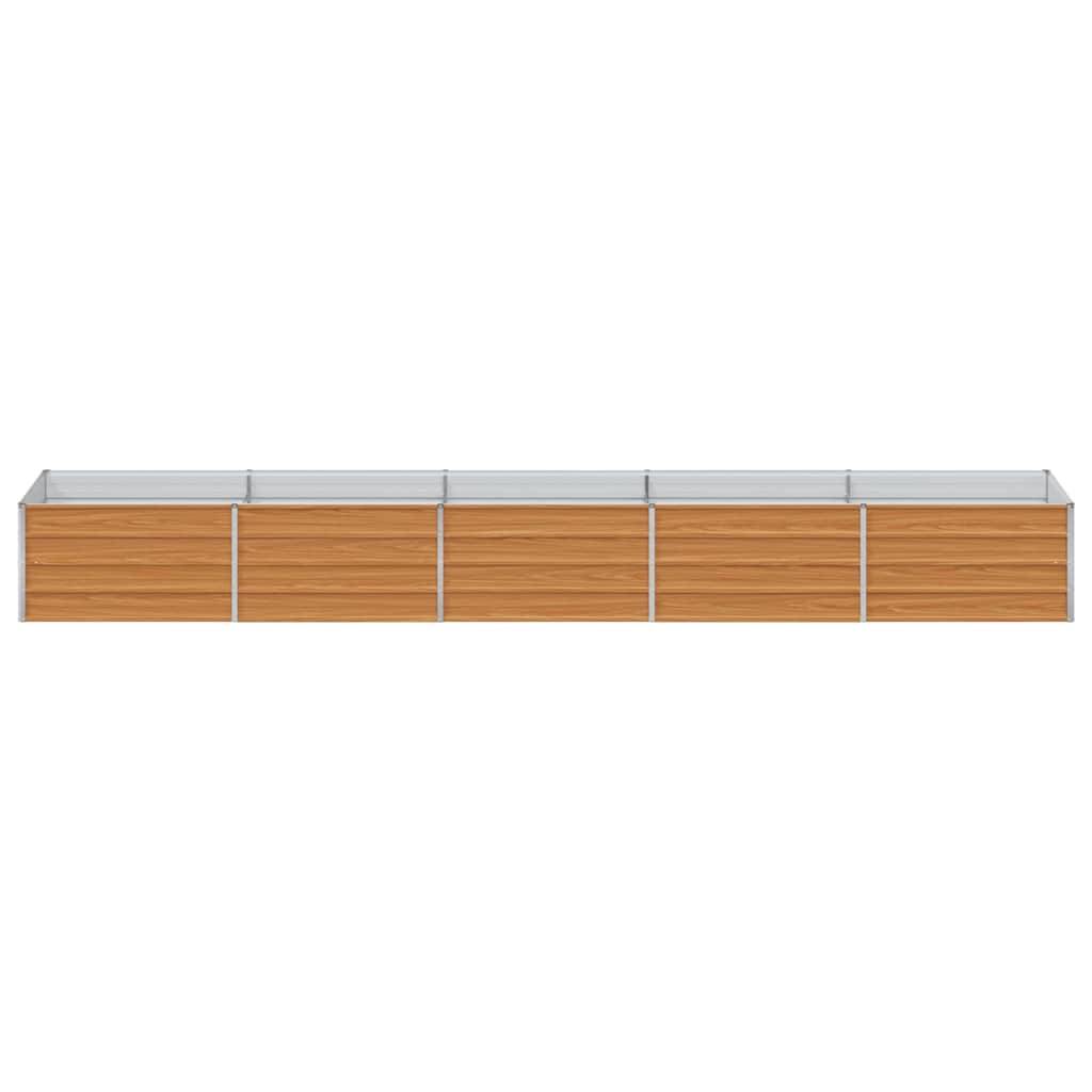 Prolenta Premium - Jardinière acier marron  400 x 80 x 45 cm  - Prolenta premium p353.7 - Image 5