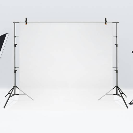 VEVOR Support toile de fond 2900x3500 mm réglable, 6 pinces, sac transport, pour studio photo et diffusion en direct. - Image 8