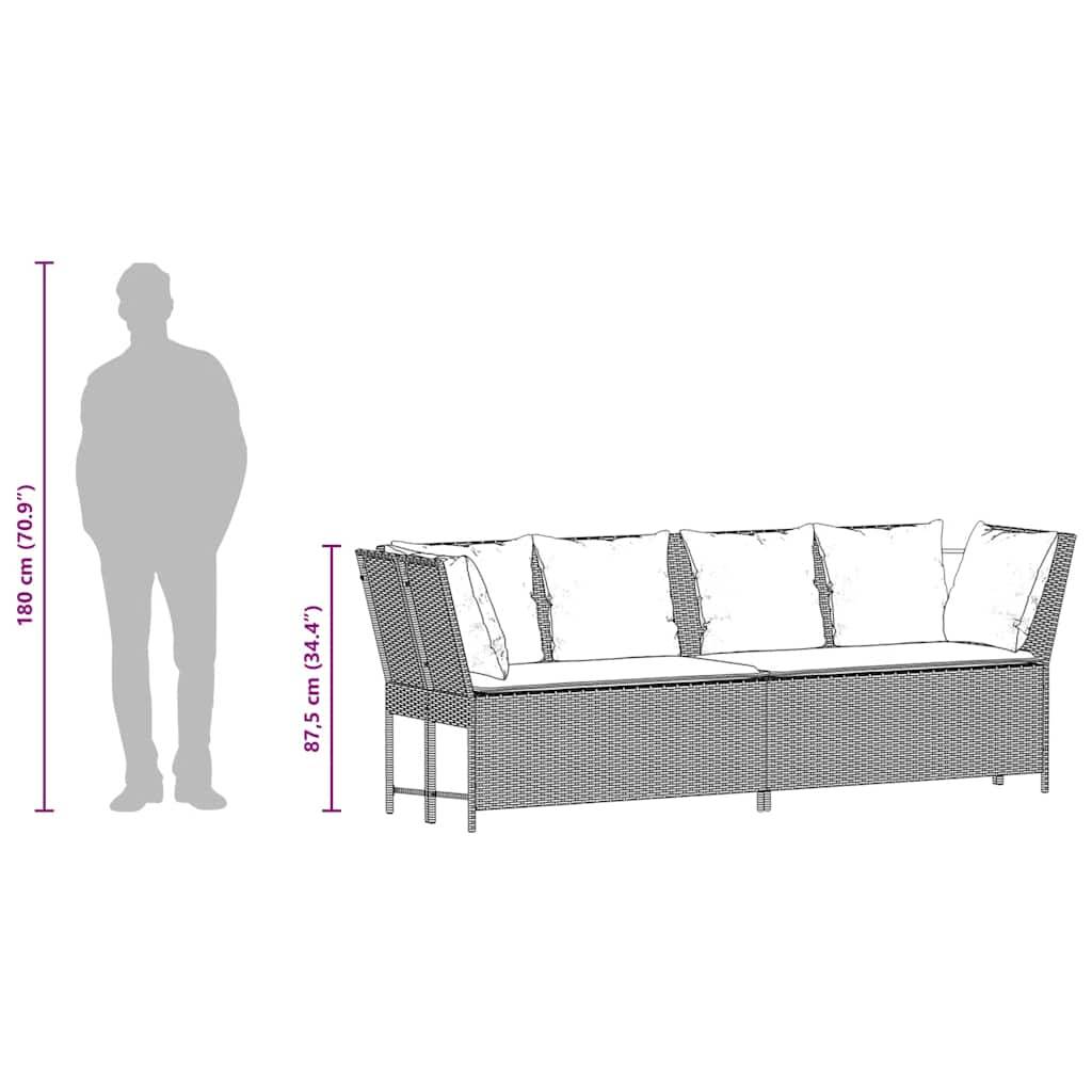 Canapé Extérieur Confortable Résine Tressée Gris Clair & Cadre Acier pour Salon Jardin Tendance Gris – ComfortXL Outdoor Living - Image 10