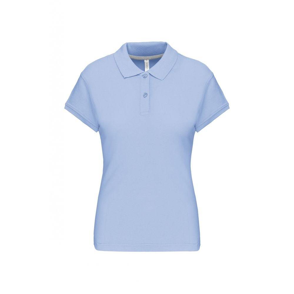 Polo de travail femme Kariban 100% coton Bleu Ciel S - Image 1