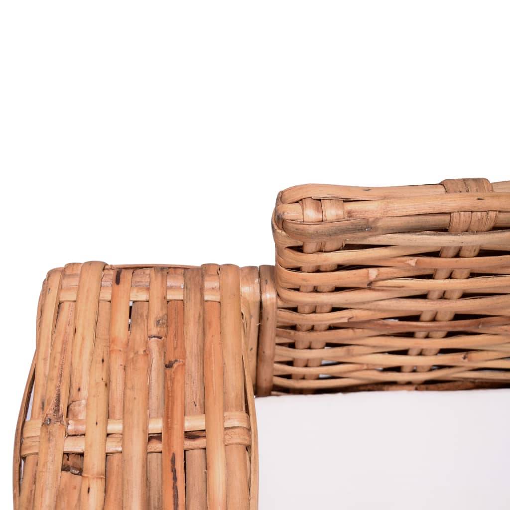 Vidaxl - Ensemble de canapés de jardin 2 pcs avec coussins Rotin naturel vidaXL 276283 - Imagen 4