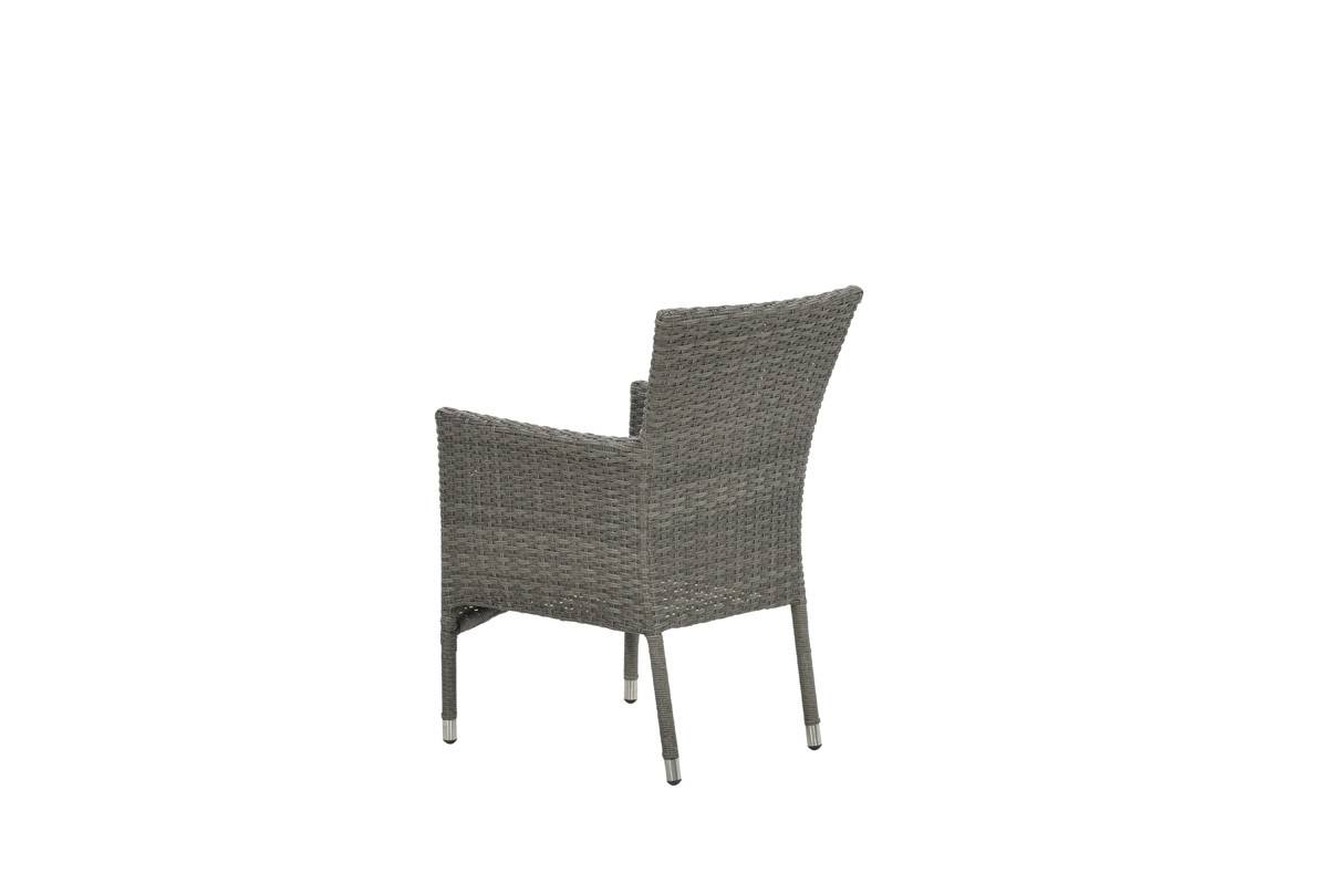 Garden Impressions - Fauteuil empilable Nicosia - gris organique - anthracite - Imagen 4
