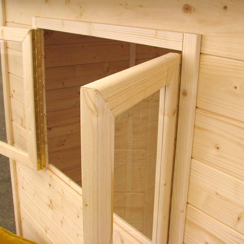 Soulet - Cabane en bois avec préau SARAH - Imagen 7
