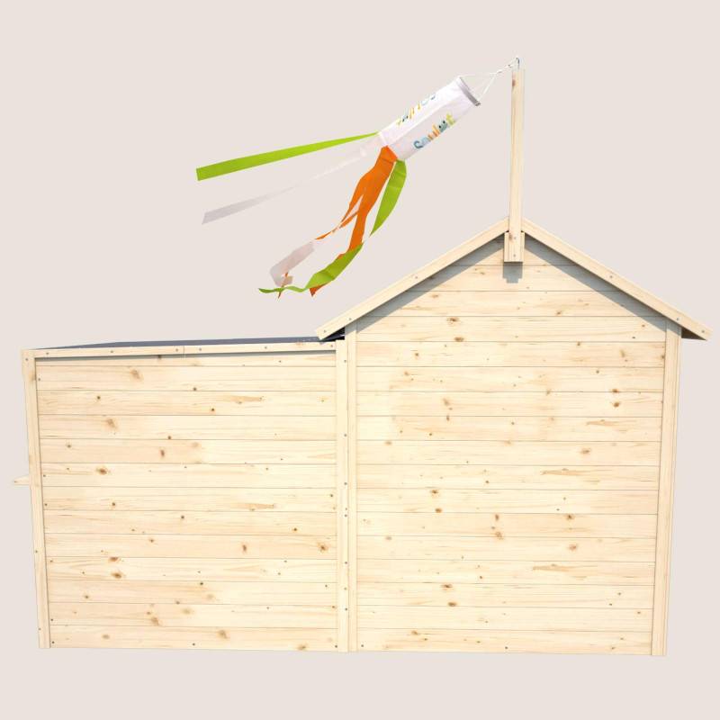 Soulet - Cabane en bois avec préau SARAH - Imagen 8