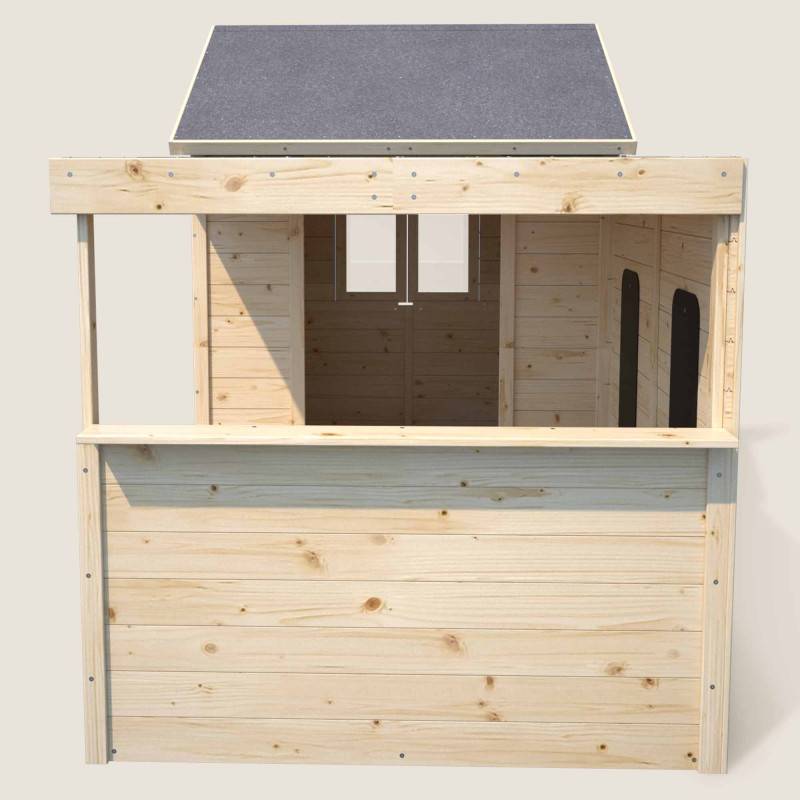 Soulet - Cabane en bois avec préau SARAH - Imagen 6