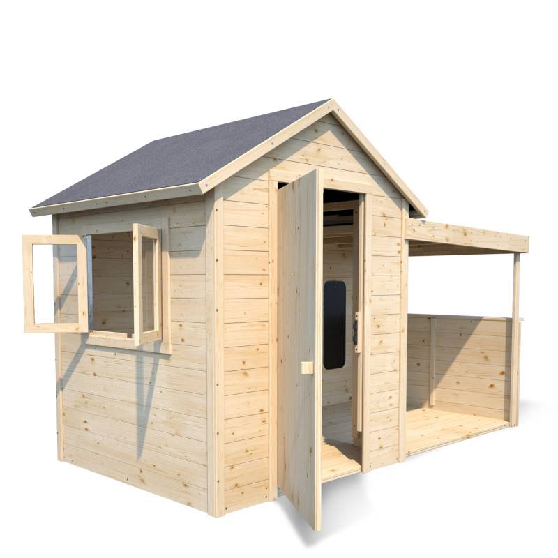 Soulet - Cabane en bois avec préau SARAH - Imagen 1