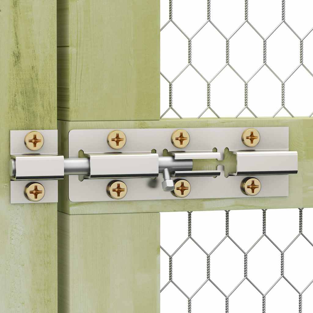Poulailler XXL bois traité enclos extérieur pour élevage 1,5x9x1,5 m – ComfortXL Outdoor Living - Image 5