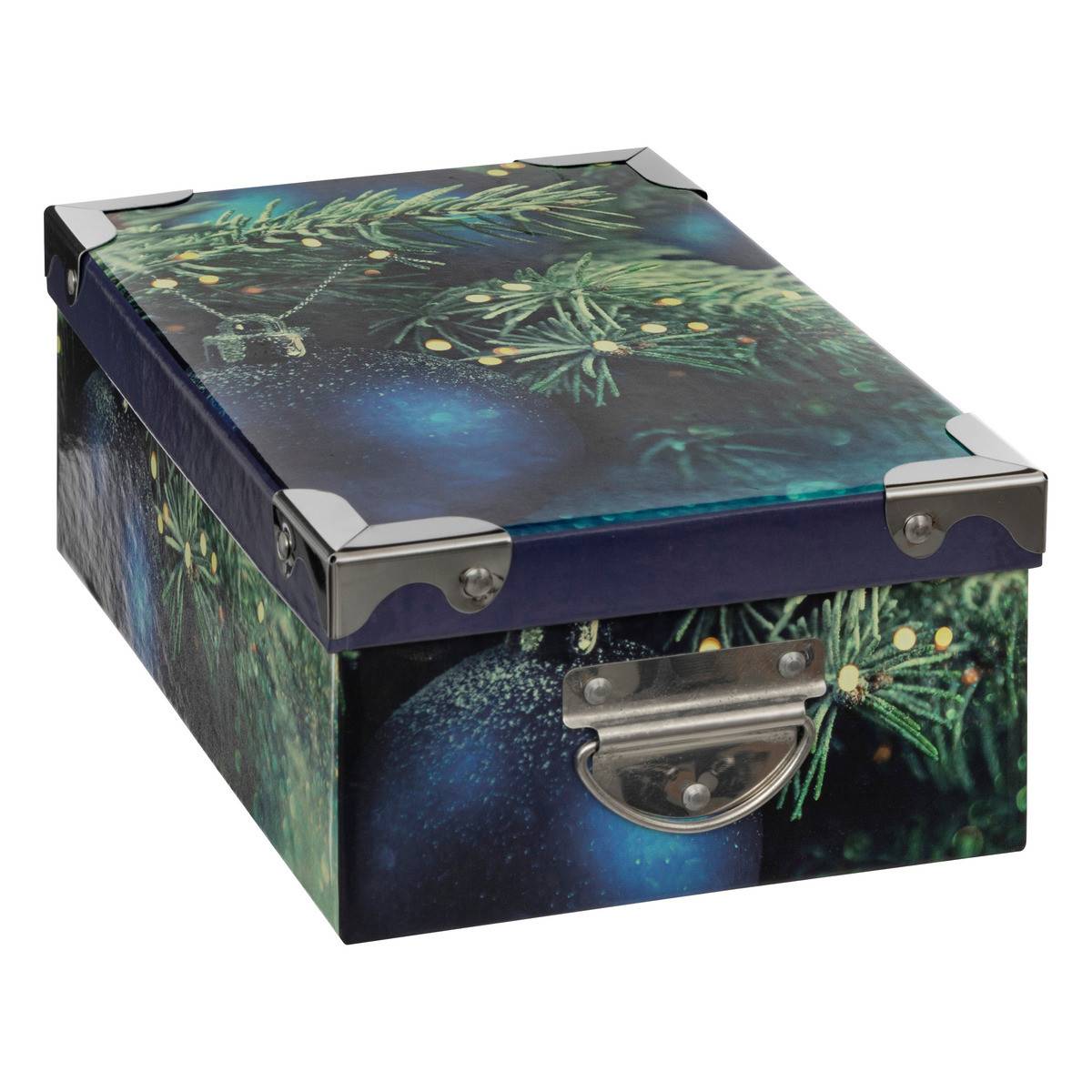 Fééric Lights & Christmas - Lot de 16 Boîtes de rangement coins en métal déco Noël - Imagen 5