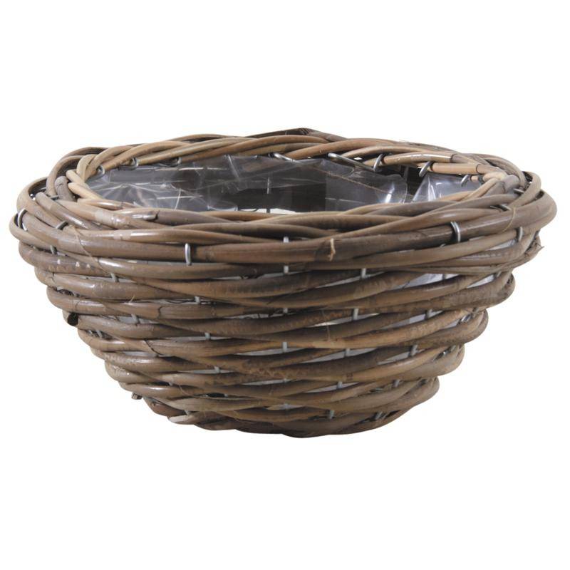 Aubry Gaspard - Jardinière ronde en poelet gris Diam 27 cm - Aubry Gaspard