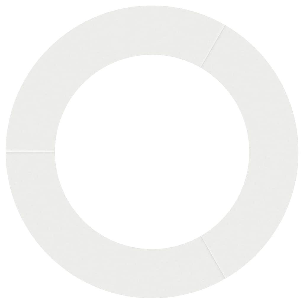 Vidaxl - adapté pour anneau d'arbre plat Blanc Ø60/90 cm Acier vidaXL 873706 - Image 6