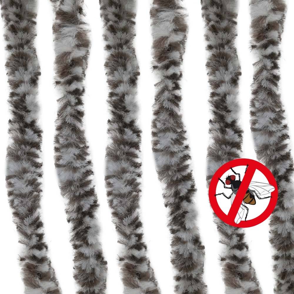 Sans Marque - Rideau de porte chenille anti mouche - Image 2