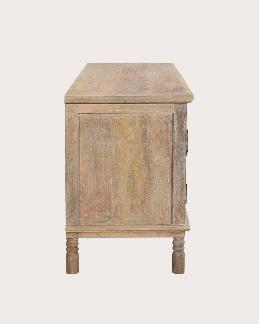 Mala - Meuble en manguier massif sculpté 140 cm - UNIQKA - Imagen 5