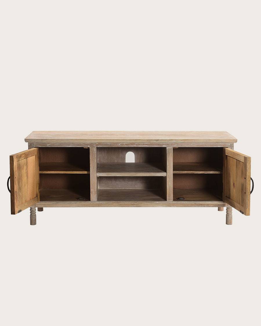 Mala - Meuble en manguier massif sculpté 140 cm - UNIQKA - Imagen 9