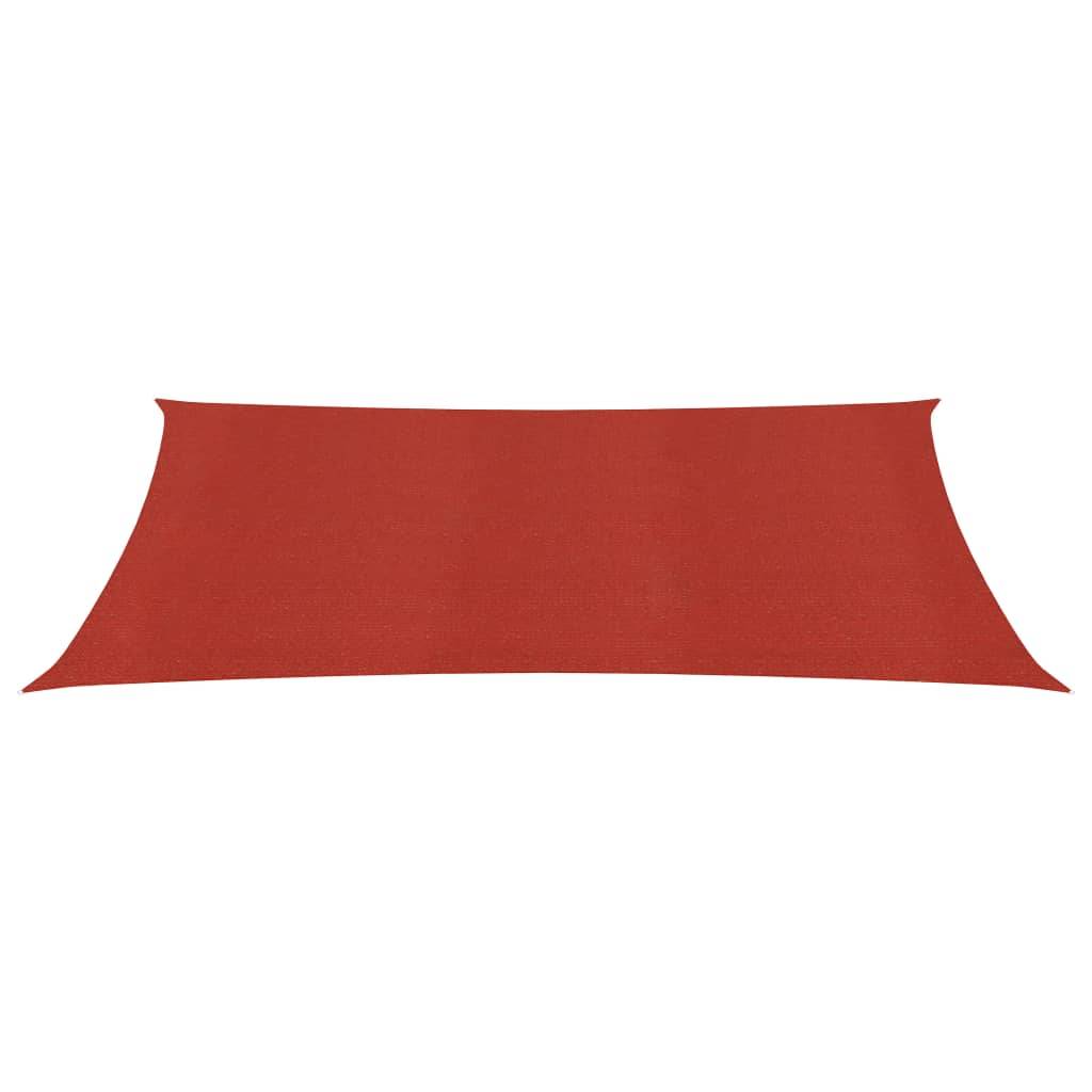 Helloshop26 - Voile d'ombrage 160 g/m² rouge 3 x 6 m PEHD - Imagen 1