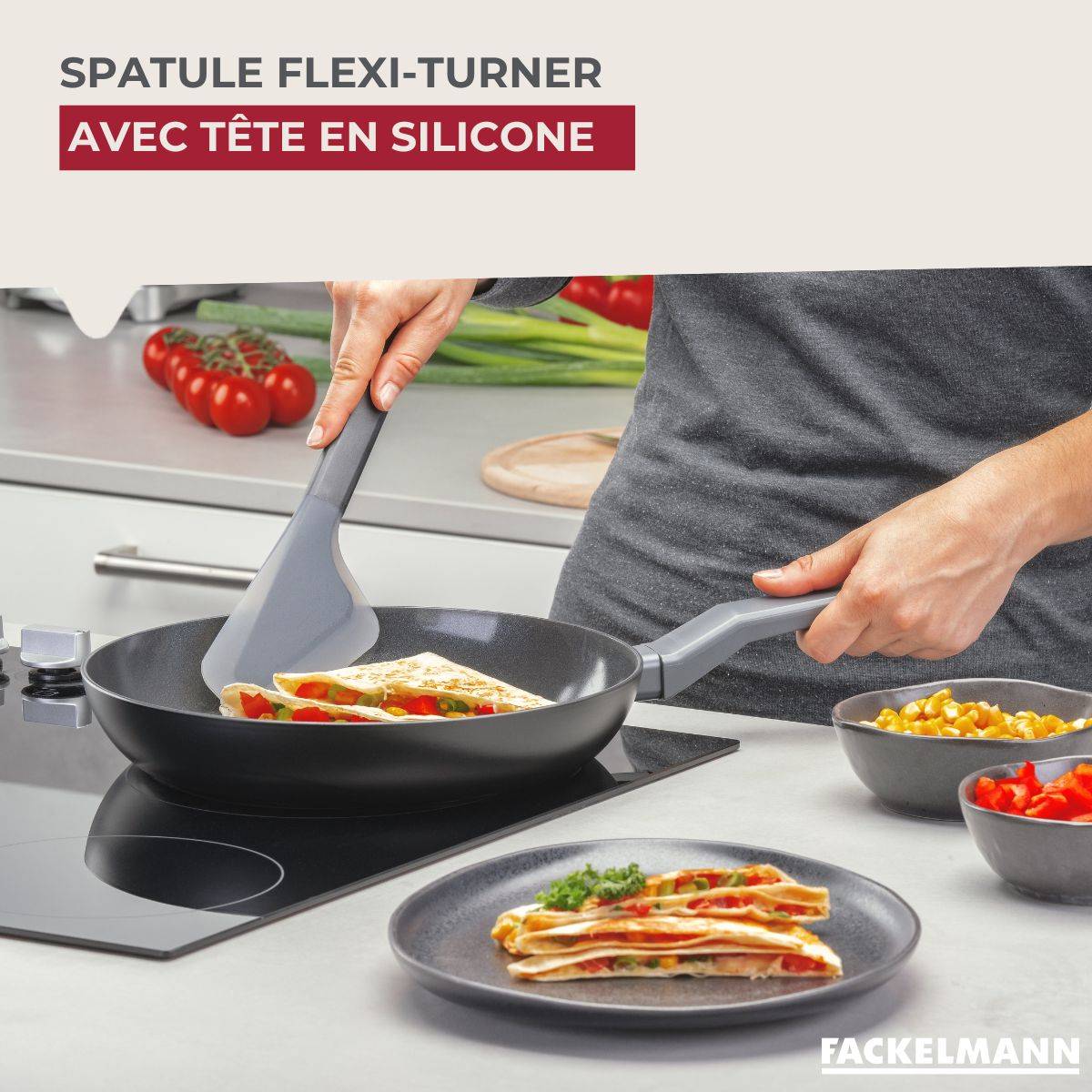 Spatule de cuisine Flexi-Turner Fackelmann - Image 2