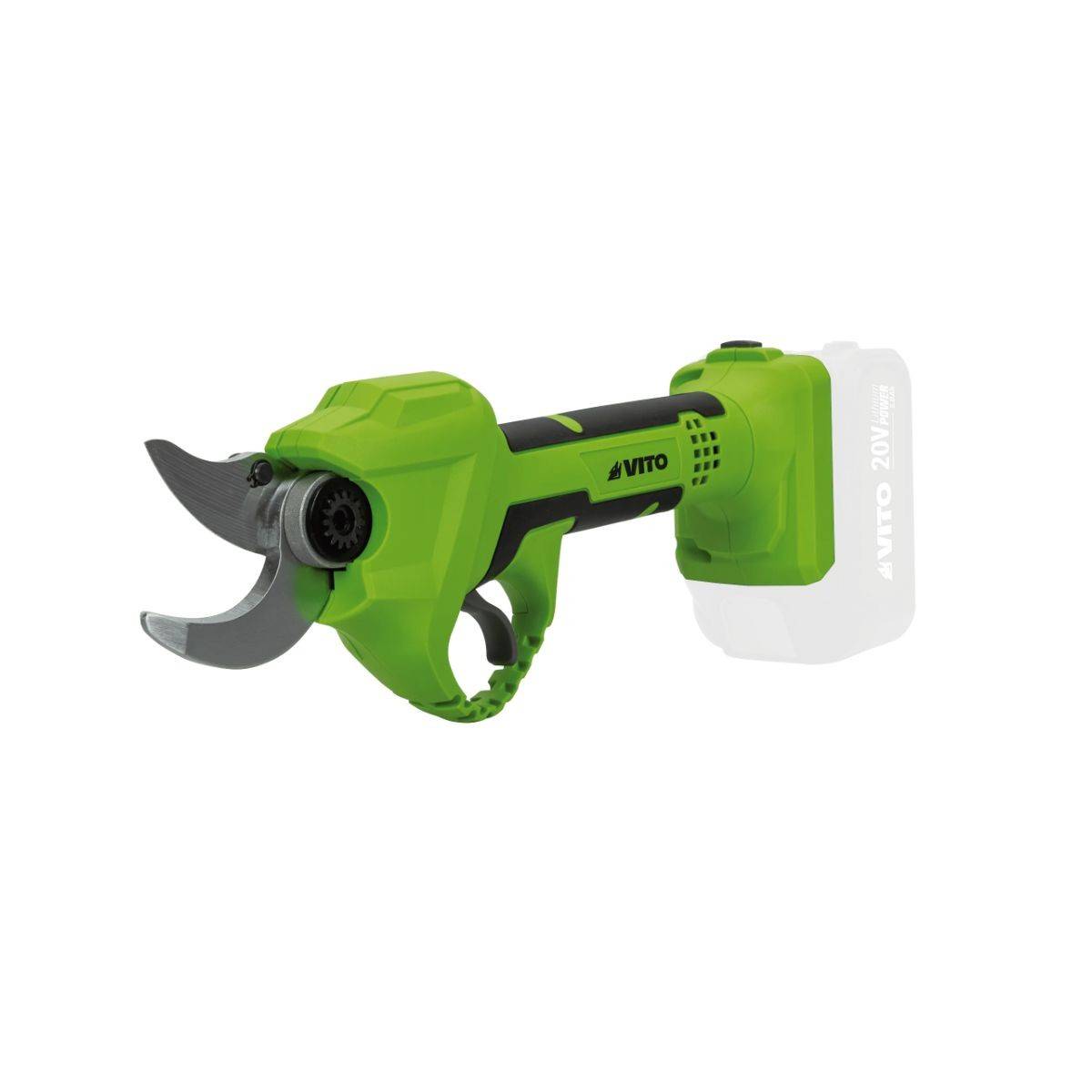 Sécateur sans fil 20V + Batterie Lithium 2Ah Ø de coupe 30 mm Moteur Brushless Chargeur rapide VITO - Imagen 2