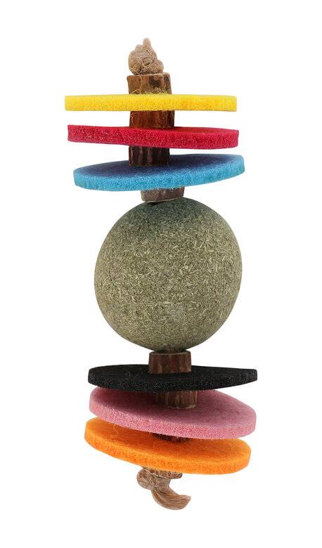 Wouapy - Juguete Fun Duplo para gatos de fieltro surtido 11 x 4 cm - WOUAPY