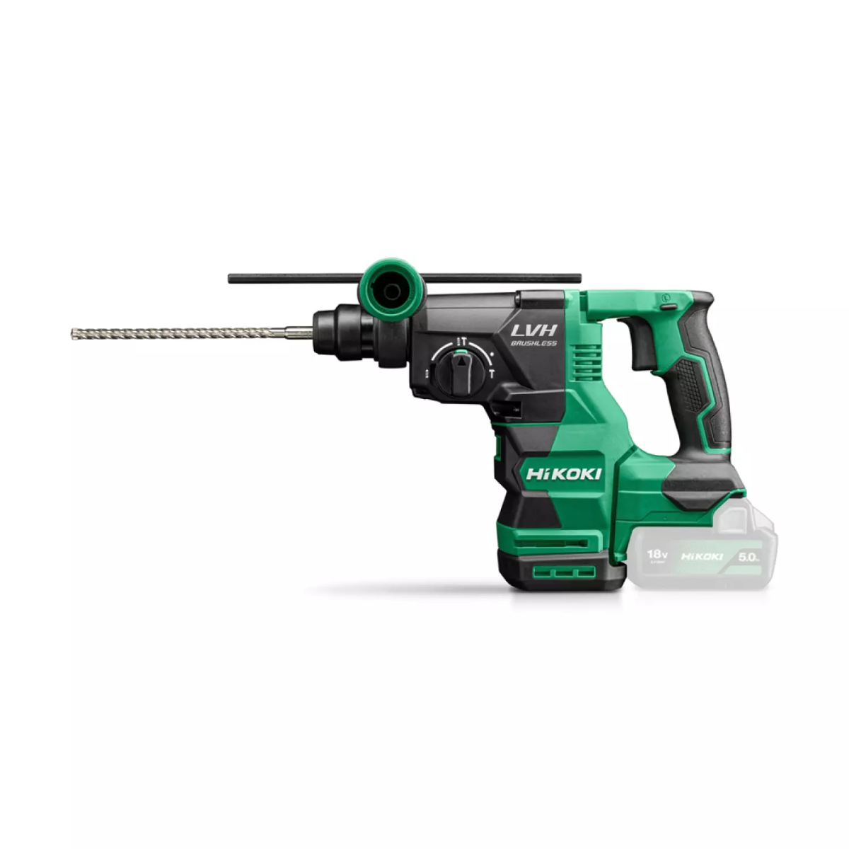 Marteau perforateur SDS-Plus 26 mm 18V Brushless 3,2J 3 modes sans batterie ni chargeur dans coffret HitCase II - HIKOKI - DH1826DAW2Z - Imagen 4