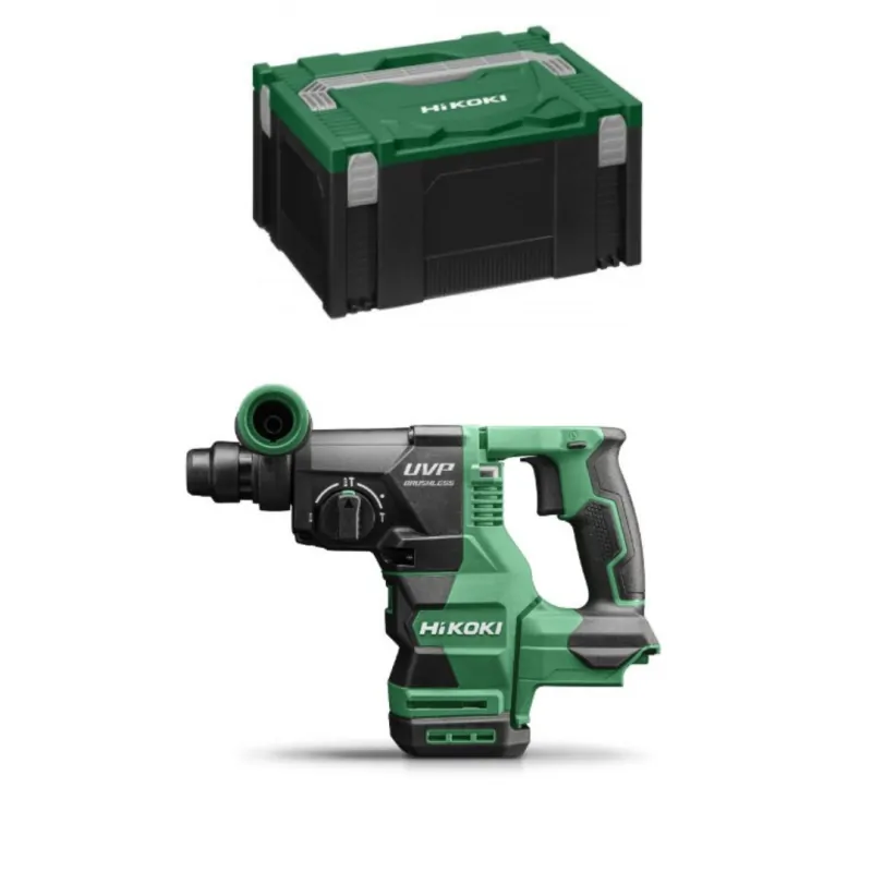 Marteau perforateur SDS-Plus 26 mm 18V Brushless 3,2J 3 modes sans batterie ni chargeur dans coffret HitCase II - HIKOKI - DH1826DAW2Z - Imagen 1