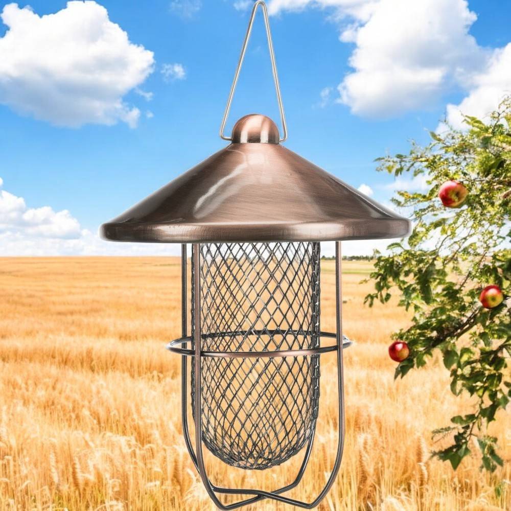 Trixie - Trixie - Distributeur de cacahuètes cuivré  700 ml / ø 19 cm  oiseaux - Imagen 2
