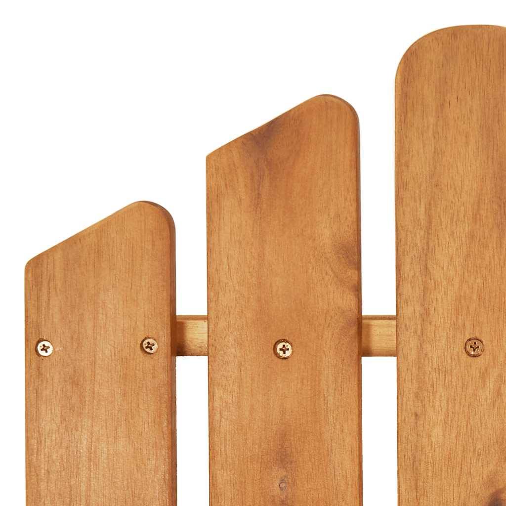 Vidaxl - Chaises Adirondack de jardin repose-pieds lot de 2 Bois acacia vidaXL 3145015 - Imagen 4