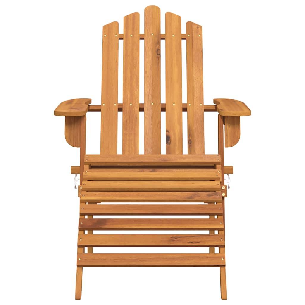 Vidaxl - Chaises Adirondack de jardin repose-pieds lot de 2 Bois acacia vidaXL 3145015 - Imagen 6