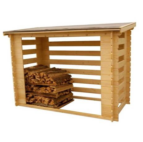 Abri bûches en bois - 4 stères - Image 1