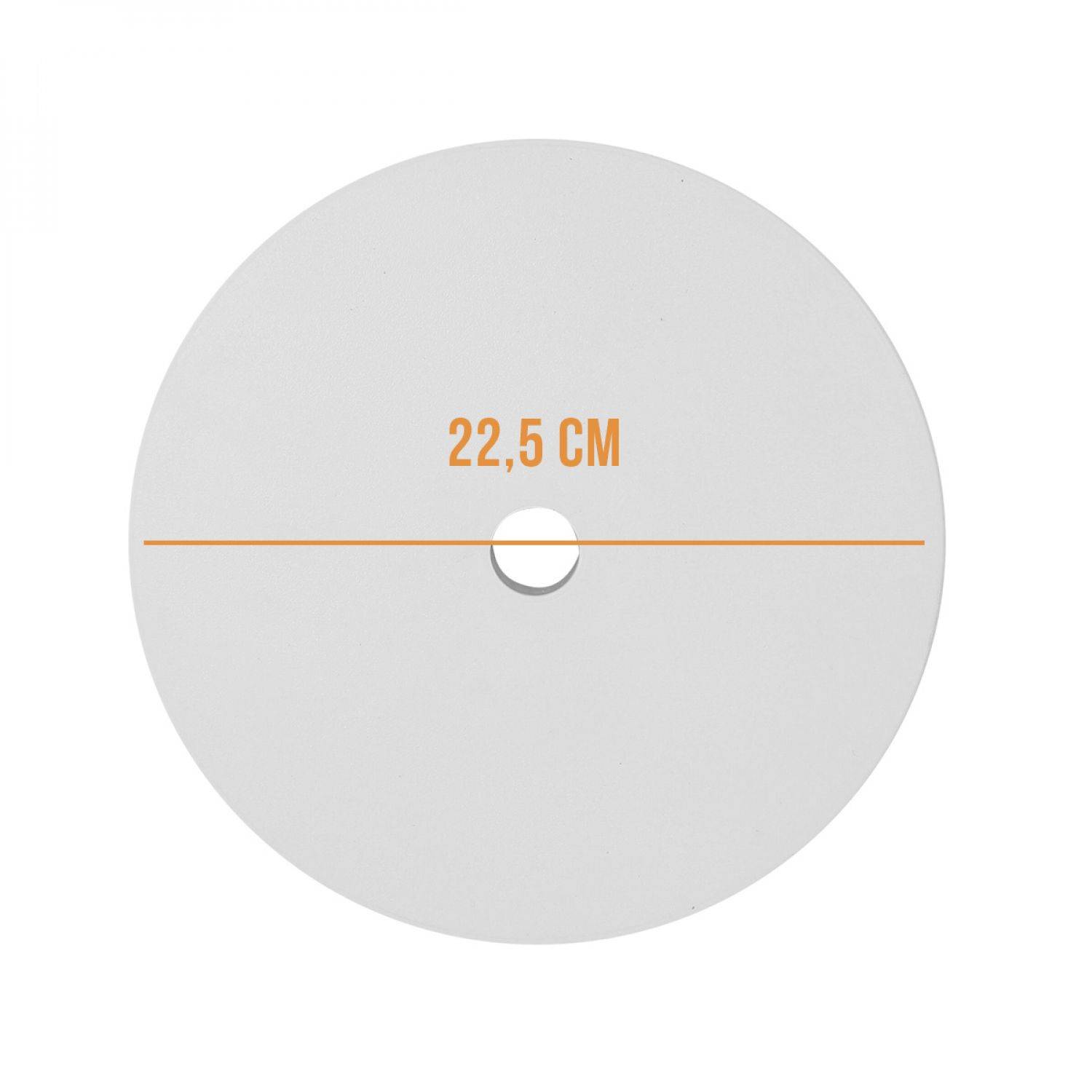 Linxor - Couvercle rond pour skimmer de piscine - Diam 22.5 cm - Blanc - Linxor - Imagen 2