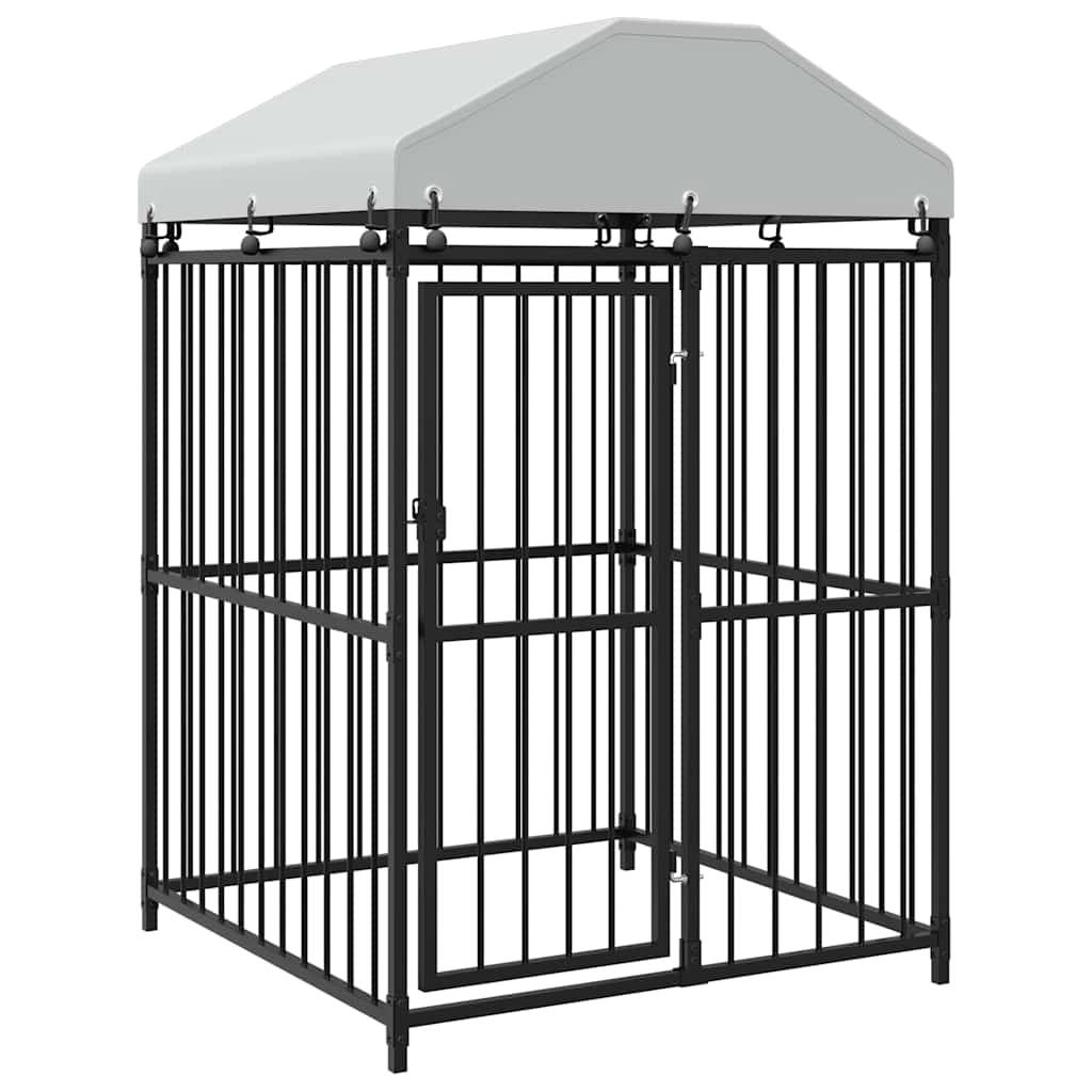 Vidaxl - Chenil extérieur avec toit pour chiens 120 x 120 x 150 cm vidaXL 145762 - Imagen 2