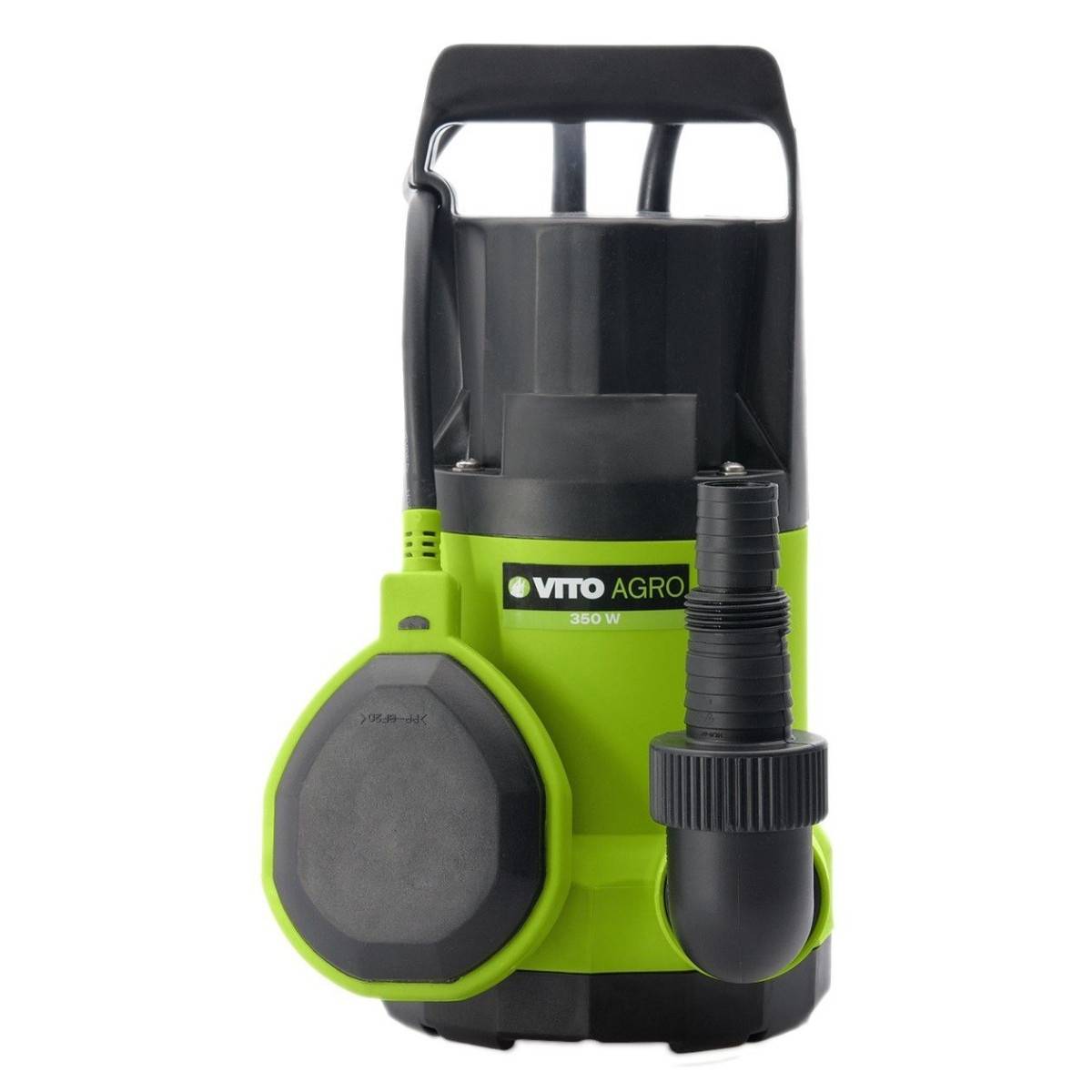 Pompe d'évacuation 350W Eaux claires Câble électrique 10m VITO - Imagen 1