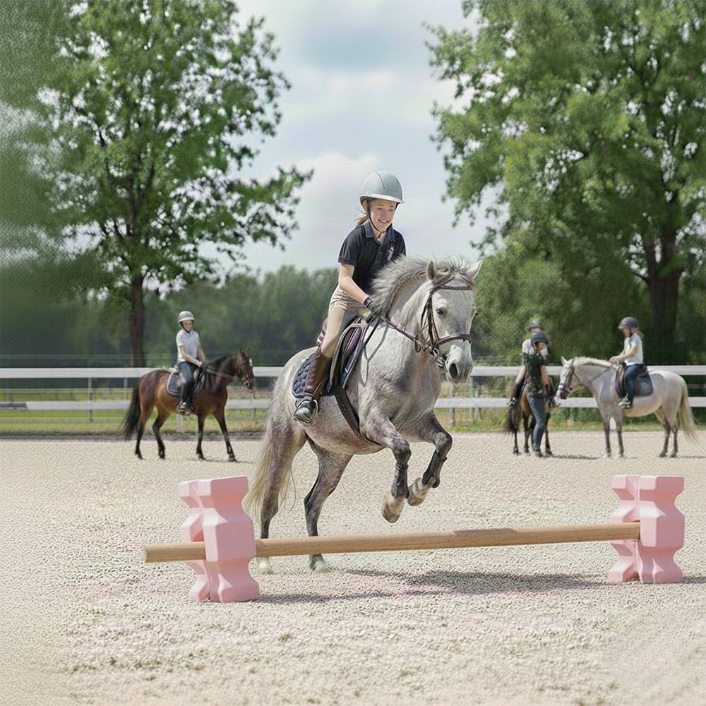 Bloc cavaletti - bloc obstacle équitation - Imagen 4
