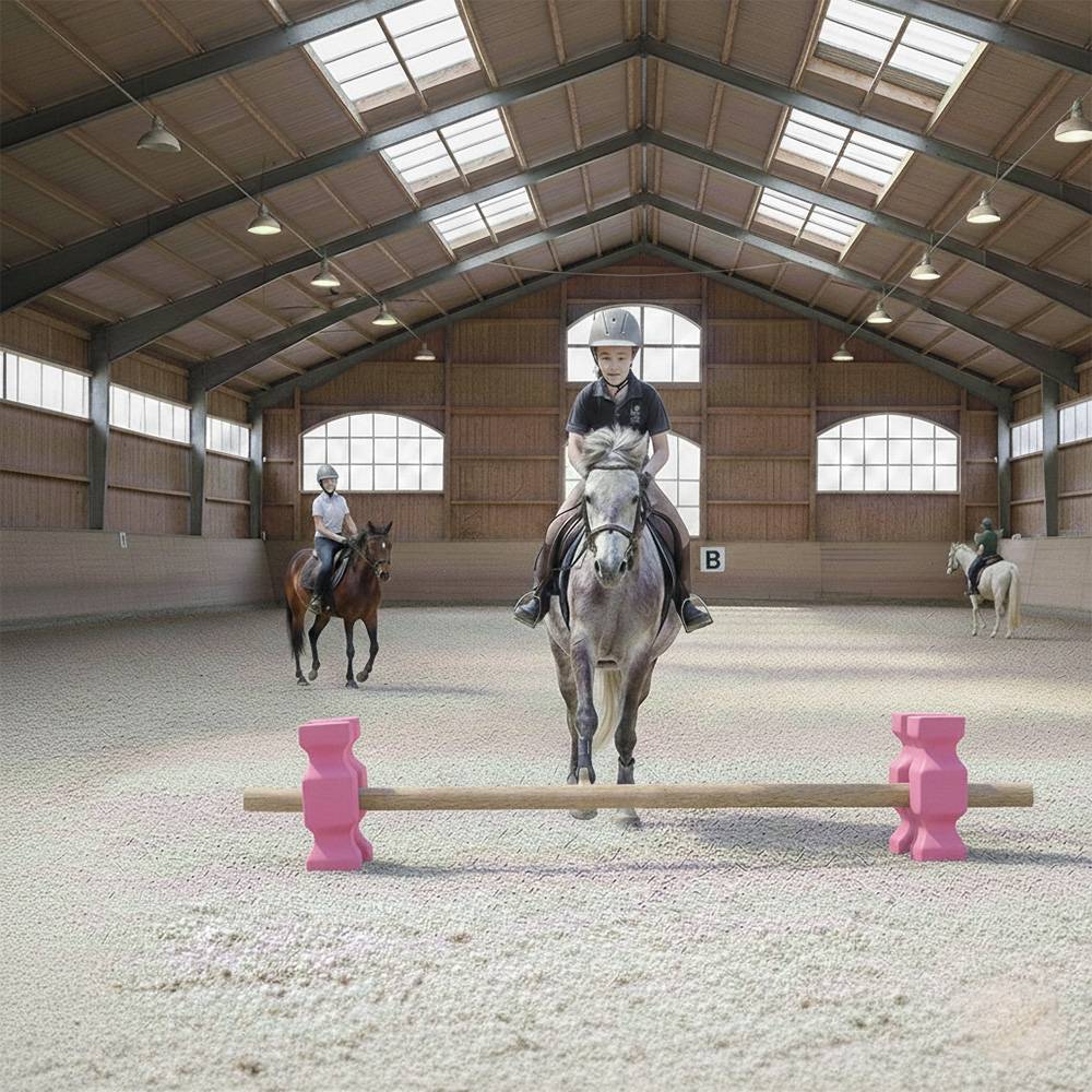 Bloc cavaletti - bloc obstacle équitation - Imagen 3