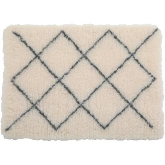 Zolux - Tapis isolants pour chiens 75 x 95 cm beige avec motif berbere - Image 1