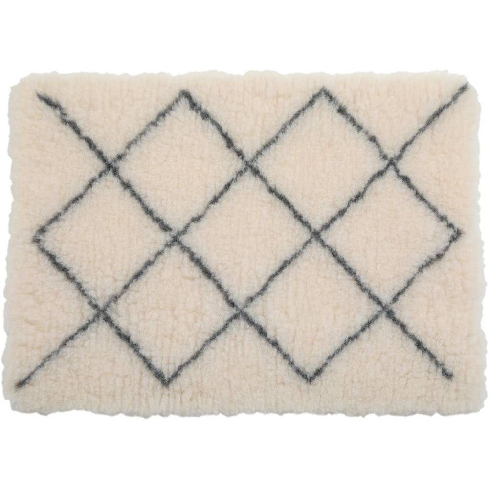 Zolux - Tapis isolants pour chiens 75 x 95 cm beige avec motif berbere - Image 1