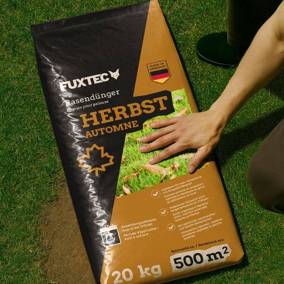 Engrais gazon automne FUXTEC FX-RDH5 riche en potassium sac 5 kg pour 250 m2 granulés solubles fabrication allemande - Image 6