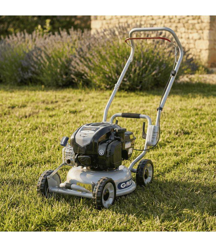 Grin - Tondeuse thermique 37 cm, mulching haute performance, moteur briggs stratton 163cm³ - GRIN HM37 - Image 5