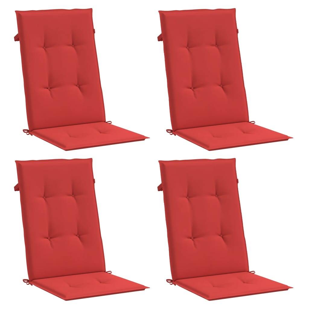 Prolenta Premium - Coussins de chaise de jardin polyester rouge 120 x 50 x 3 cm - Prolenta premium p330.8 - Image 3