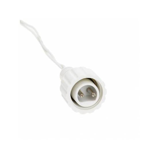 Guirlande stalactite Blanc froid 10m 260 LED câble transparent 8 programmes extensible - Image 5