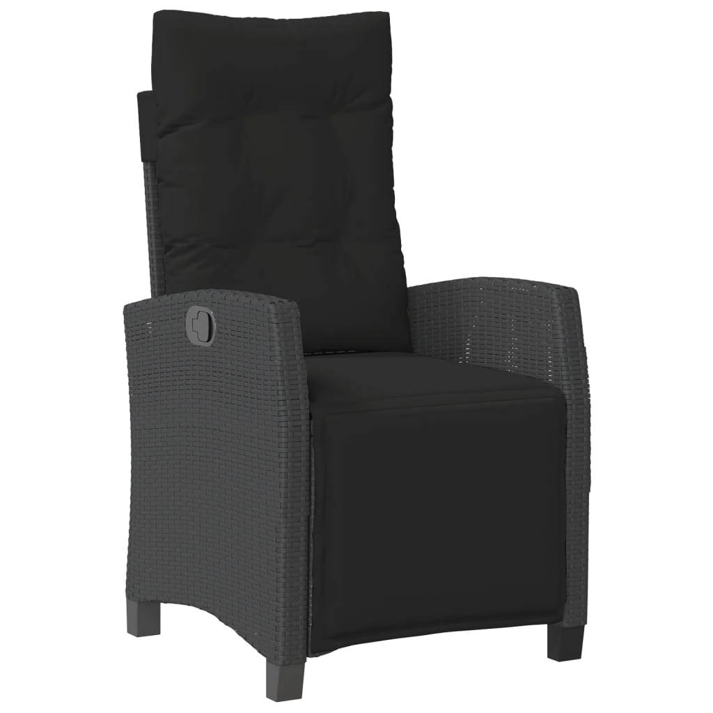 Vidaxl - Ensemble à manger de jardin avec coussins 3 pcs Noir vidaXL 3212888 - Image 7
