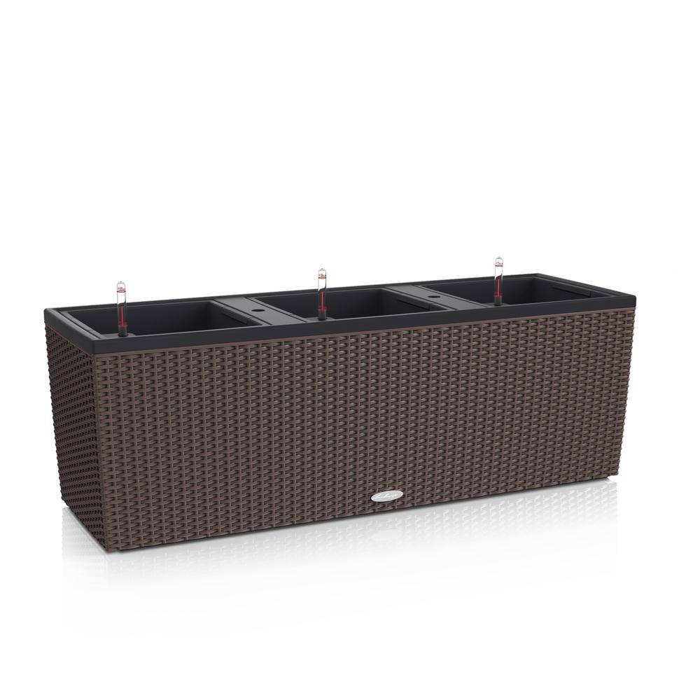 Lechuza - Pot Trio Cottage 40 - kit complet, moka - 130 cm Lechuza - Imagen 1